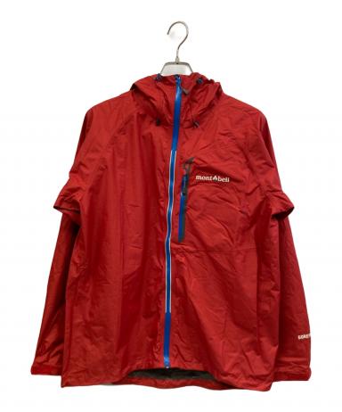 今月迄の出品 モンベル ジャケット 未使用 中古・古着通販】mont-bell (モンベル) レインジャケット レッド