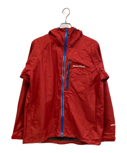 mont-bell（モンベル）mont-bell (モンベル) レインジャケット レッド サイズ:Lの古着・服飾アイテム