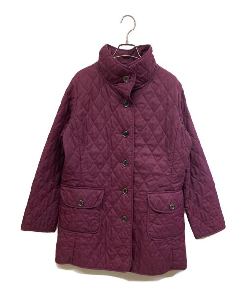 BURBERRY LONDON（バーバリーロンドン）BURBERRY LONDON (バーバリーロンドン) キルティングロングコート レッド サイズ:44の古着・服飾アイテム