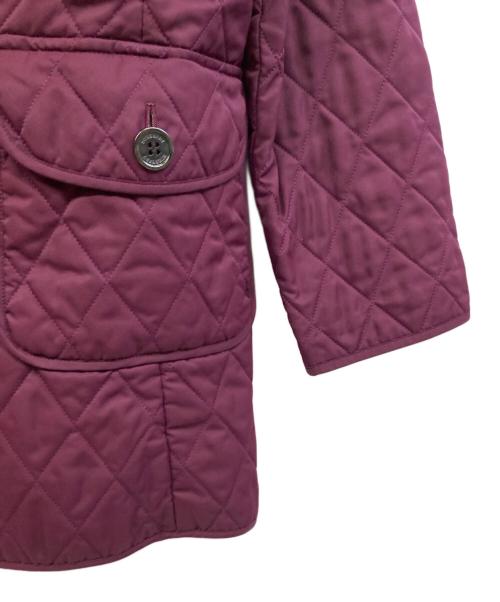 BURBERRY LONDON（バーバリーロンドン）BURBERRY LONDON (バーバリーロンドン) キルティングロングコート レッド サイズ:44の古着・服飾アイテム