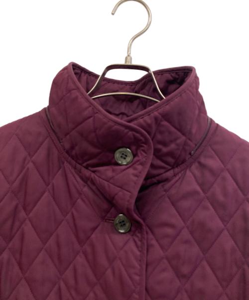 BURBERRY LONDON（バーバリーロンドン）BURBERRY LONDON (バーバリーロンドン) キルティングロングコート レッド サイズ:44の古着・服飾アイテム
