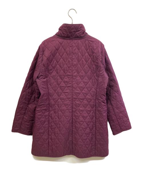 BURBERRY LONDON（バーバリーロンドン）BURBERRY LONDON (バーバリーロンドン) キルティングロングコート レッド サイズ:44の古着・服飾アイテム