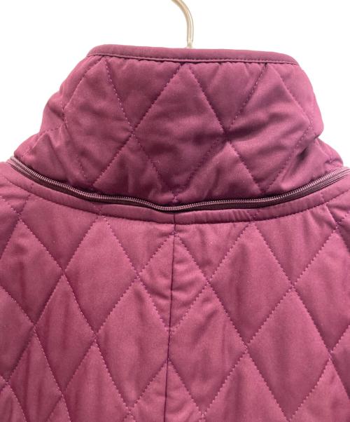 BURBERRY LONDON（バーバリーロンドン）BURBERRY LONDON (バーバリーロンドン) キルティングロングコート レッド サイズ:44の古着・服飾アイテム