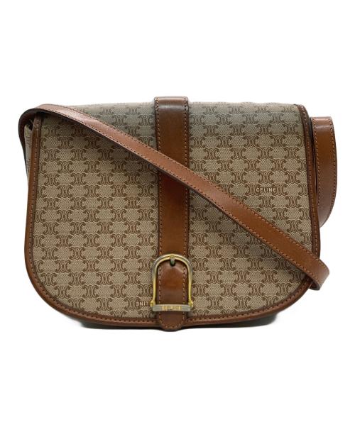 CELINE（セリーヌ）CELINE (セリーヌ) ショルダーバッグ ブラウンの古着・服飾アイテム