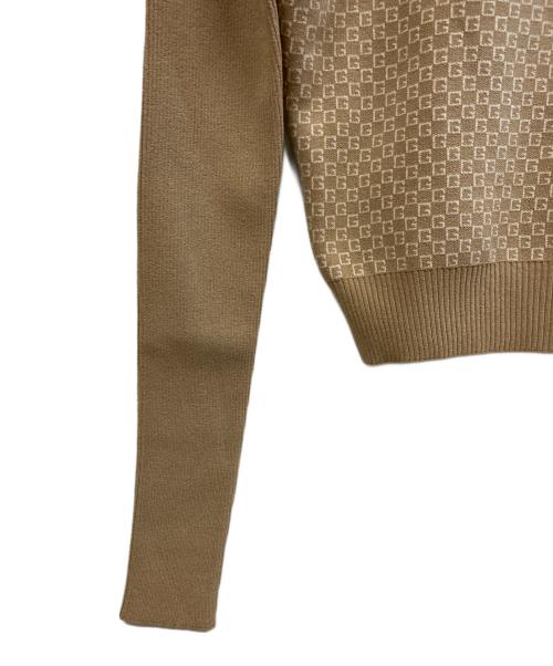 GUCCI（グッチ）GUCCI (グッチ) 薄手ニット ベージュ サイズ:Sの古着・服飾アイテム