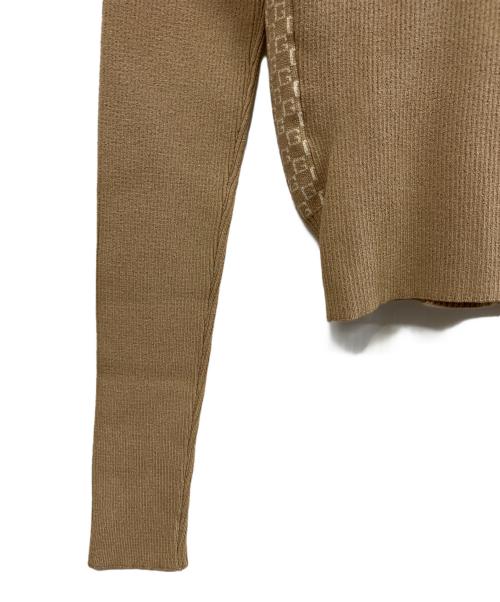 GUCCI（グッチ）GUCCI (グッチ) 薄手ニット ベージュ サイズ:Sの古着・服飾アイテム