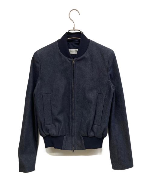 MaxMara（マックスマーラ）MaxMara (マックスマーラ) デニムブルゾン インディゴ サイズ:38の古着・服飾アイテム