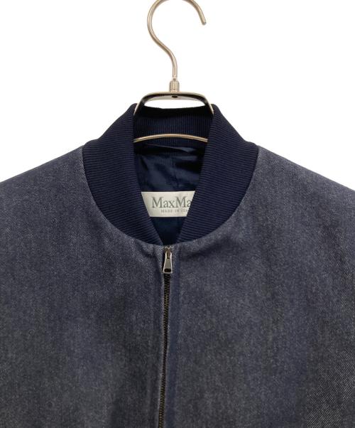 MaxMara（マックスマーラ）MaxMara (マックスマーラ) デニムブルゾン インディゴ サイズ:38の古着・服飾アイテム