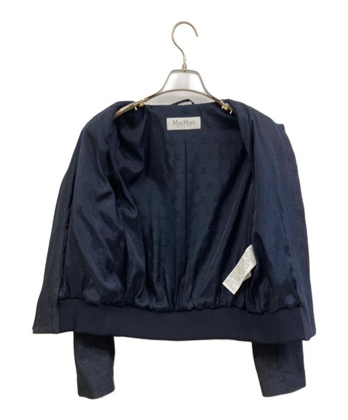 MaxMara（マックスマーラ）MaxMara (マックスマーラ) デニムブルゾン インディゴ サイズ:38の古着・服飾アイテム