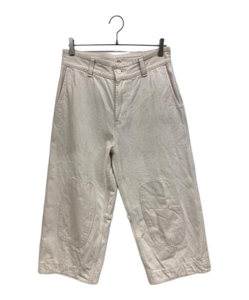 Porter Classic（ポータークラシック）Porter Classic (ポータークラシック) ハッピーデニムワイドパンツ 2021 ベージュ サイズ:XSの古着・服飾アイテム