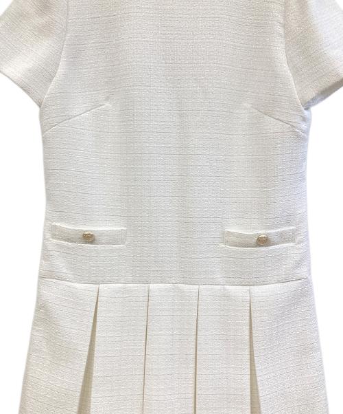 CELFORD（セルフォード）CELFORD (セルフォード) 半袖ワンピース ホワイト サイズ:36 未使用品の古着・服飾アイテム