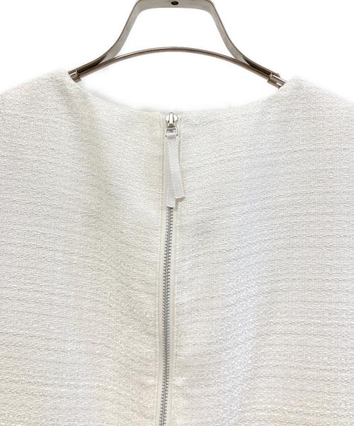 CELFORD（セルフォード）CELFORD (セルフォード) 半袖ワンピース ホワイト サイズ:36 未使用品の古着・服飾アイテム