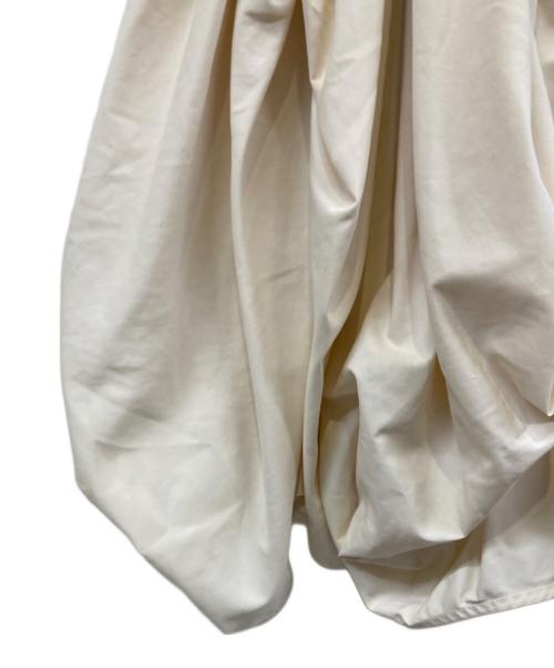 THE TOE（ザ・トゥー）THE TOE (ザ・トゥー) 半袖ワンピース グレー×アイボリー サイズ:S 未使用品の古着・服飾アイテム