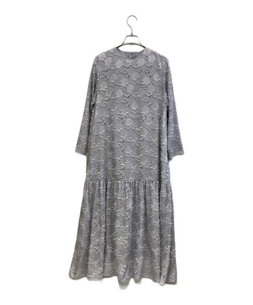 BALLSEY（ボールジィ）BALLSEY (ボールジィ) 長袖ワンピース ライトグレー サイズ:36の古着・服飾アイテム
