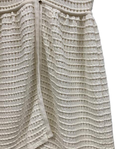 BALLSEY（ボールジィ）BALLSEY (ボールジィ) クラフトレースドールジレ アイボリー サイズ:Sの古着・服飾アイテム