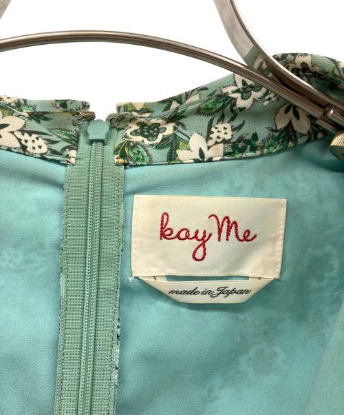 kay me（ケイミー）kay me (ケイミー) 半袖ワンピース グリーン サイズ:9の古着・服飾アイテム