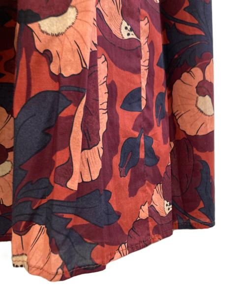 KAGURE（カグレ）KAGURE (カグレ) リバティプリントスカート レッド サイズ:FREEの古着・服飾アイテム