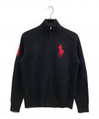 POLO RALPH LAURENポロ・ラルフローレン）の古着「ドライバーズニット」｜ブラック