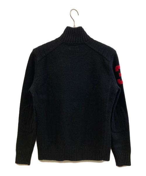POLO RALPH LAUREN（ポロ・ラルフローレン）POLO RALPH LAUREN (ポロ・ラルフローレン) ドライバーズニット ブラック サイズ:Sの古着・服飾アイテム