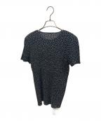 ISSEY MIYAKEイッセイミヤケ）の古着「ノースリーブカットソー」｜ブラック