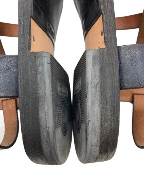 vibram（ビブラム）vibram (ビブラム) 45R (フォーティファイブ・アール) はたらきものサンダル ブラック サイズ:2の古着・服飾アイテム