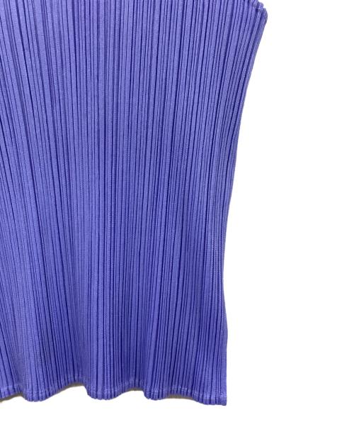 PLEATS PLEASE（プリーツプリーズ）PLEATS PLEASE (プリーツプリーズ) ノースリーブカットソー パープル サイズ:3の古着・服飾アイテム