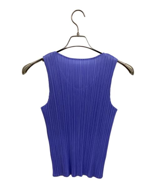 PLEATS PLEASE（プリーツプリーズ）PLEATS PLEASE (プリーツプリーズ) ノースリーブカットソー パープル サイズ:3の古着・服飾アイテム
