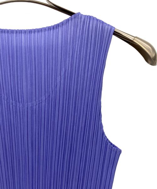 PLEATS PLEASE（プリーツプリーズ）PLEATS PLEASE (プリーツプリーズ) ノースリーブカットソー パープル サイズ:3の古着・服飾アイテム