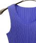PLEATS PLEASE (プリーツプリーズ) ノースリーブカットソー パープル サイズ:3：12000円