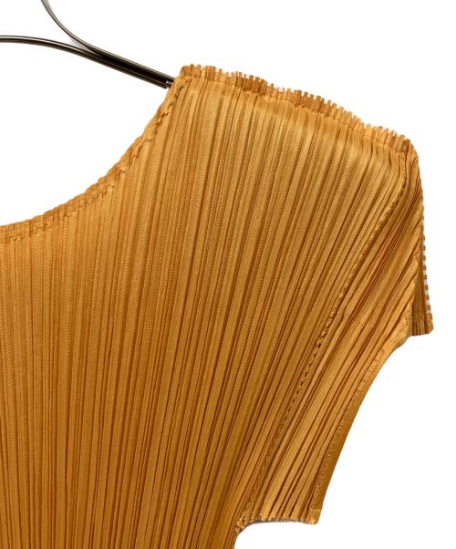 PLEATS PLEASE（プリーツプリーズ）PLEATS PLEASE (プリーツプリーズ) 半袖カットソー イエロー サイズ:3の古着・服飾アイテム