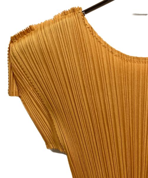 PLEATS PLEASE（プリーツプリーズ）PLEATS PLEASE (プリーツプリーズ) 半袖カットソー イエロー サイズ:3の古着・服飾アイテム