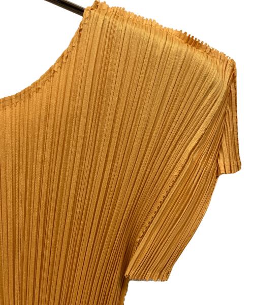 PLEATS PLEASE（プリーツプリーズ）PLEATS PLEASE (プリーツプリーズ) 半袖カットソー イエロー サイズ:3の古着・服飾アイテム
