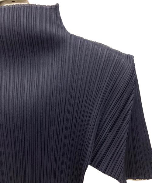 PLEATS PLEASE（プリーツプリーズ）PLEATS PLEASE (プリーツプリーズ) 半袖カットソー ネイビー サイズ:3の古着・服飾アイテム