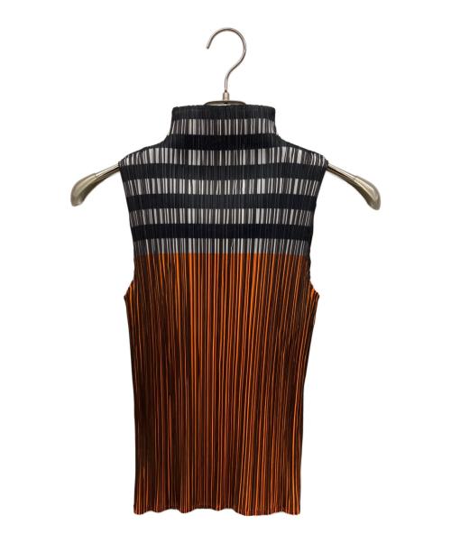 PLEATS PLEASE（プリーツプリーズ）PLEATS PLEASE (プリーツプリーズ) ノースリーブカットソー マルチカラー サイズ:3の古着・服飾アイテム