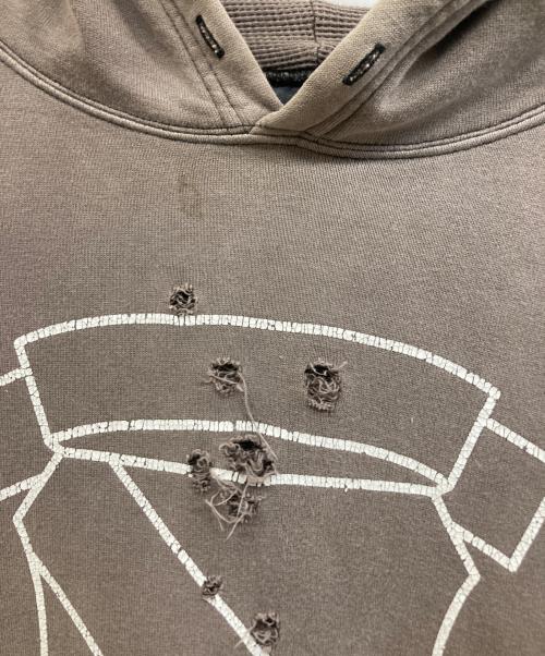 NUMBER (N)INE（ナンバーナイン）NUMBER (N)INE (ナンバーナイン) 復刻エンブレムパーカー グレー サイズ:3の古着・服飾アイテム