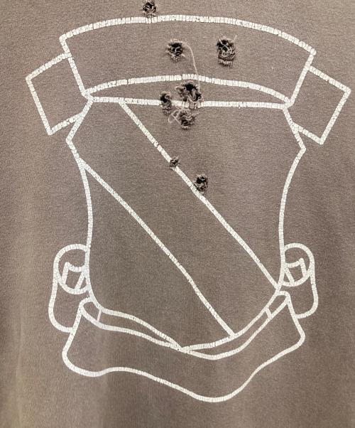 NUMBER (N)INE（ナンバーナイン）NUMBER (N)INE (ナンバーナイン) 復刻エンブレムパーカー グレー サイズ:3の古着・服飾アイテム