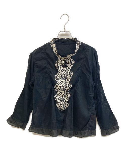 HaaT（ハート）HaaT (ハート) 長袖ブラウス ブラック サイズ:2の古着・服飾アイテム