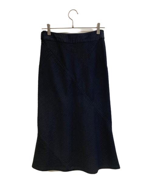 HaaT（ハート）Haat (ハート) シアサッカースカート ブラック サイズ:2の古着・服飾アイテム