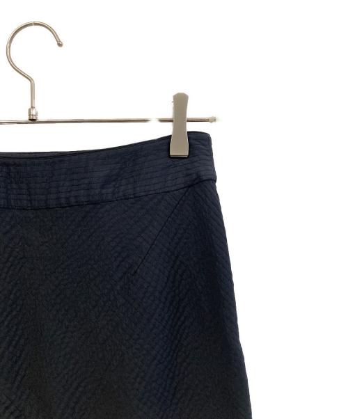 HaaT（ハート）Haat (ハート) シアサッカースカート ブラック サイズ:2の古着・服飾アイテム