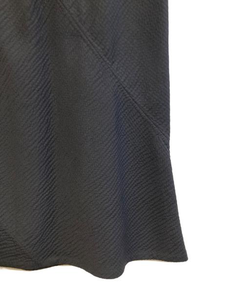 HaaT（ハート）Haat (ハート) シアサッカースカート ブラック サイズ:2の古着・服飾アイテム