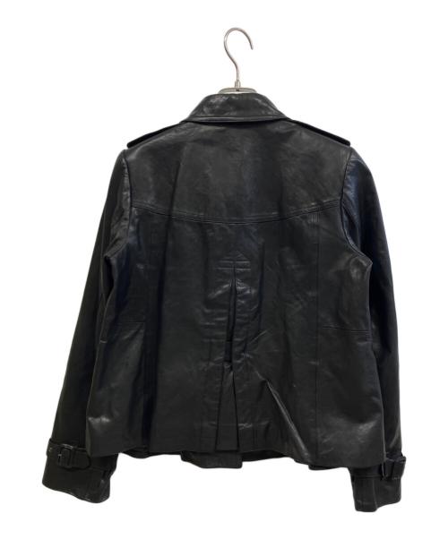 BURBERRY LONDON（バーバリーロンドン）BURBERRY LONDON (バーバリーロンドン) ラムレザージャケット ブラック サイズ:38の古着・服飾アイテム