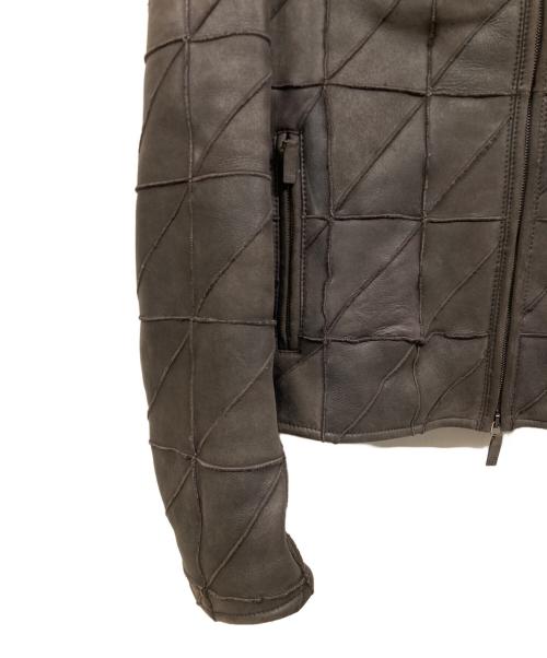 GIORGIO ARMANI（ジョルジオアルマーニ）GIORGIO ARMANI (ジョルジオアルマーニ) ムートンジャケット ブラウン サイズ:50の古着・服飾アイテム