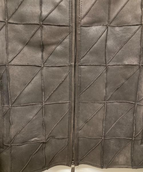 GIORGIO ARMANI（ジョルジオアルマーニ）GIORGIO ARMANI (ジョルジオアルマーニ) ムートンジャケット ブラウン サイズ:50の古着・服飾アイテム