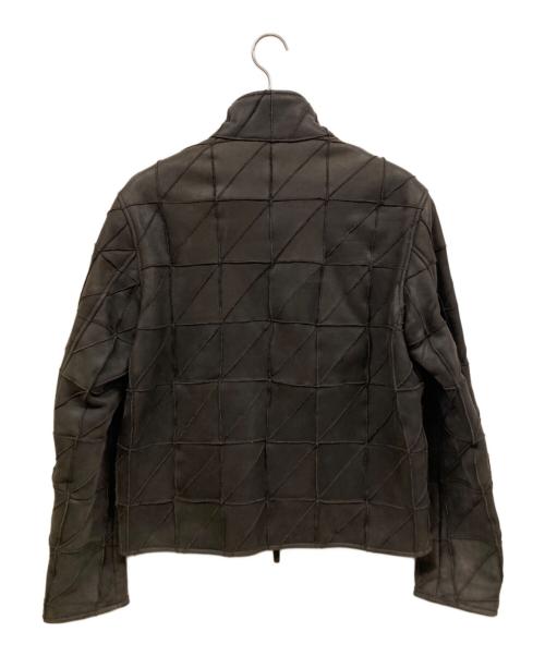 GIORGIO ARMANI（ジョルジオアルマーニ）GIORGIO ARMANI (ジョルジオアルマーニ) ムートンジャケット ブラウン サイズ:50の古着・服飾アイテム