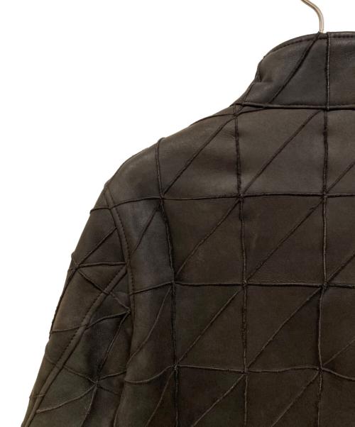 GIORGIO ARMANI（ジョルジオアルマーニ）GIORGIO ARMANI (ジョルジオアルマーニ) ムートンジャケット ブラウン サイズ:50の古着・服飾アイテム