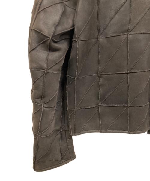GIORGIO ARMANI（ジョルジオアルマーニ）GIORGIO ARMANI (ジョルジオアルマーニ) ムートンジャケット ブラウン サイズ:50の古着・服飾アイテム