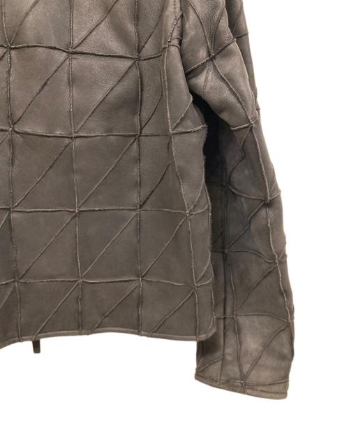 GIORGIO ARMANI（ジョルジオアルマーニ）GIORGIO ARMANI (ジョルジオアルマーニ) ムートンジャケット ブラウン サイズ:50の古着・服飾アイテム