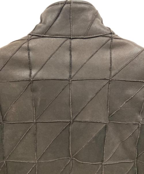 GIORGIO ARMANI（ジョルジオアルマーニ）GIORGIO ARMANI (ジョルジオアルマーニ) ムートンジャケット ブラウン サイズ:50の古着・服飾アイテム