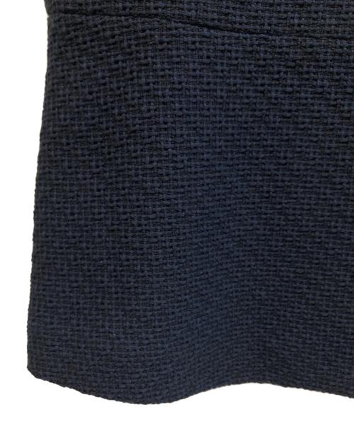 BLUE LABEL CRESTBRIDGE（ブルーレーベルクレストブリッジ）BLUE LABEL CRESTBRIDGE (ブルーレーベルクレストブリッジ) ツイードベスト ネイビー サイズ:38の古着・服飾アイテム