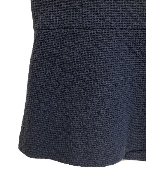BLUE LABEL CRESTBRIDGE（ブルーレーベルクレストブリッジ）BLUE LABEL CRESTBRIDGE (ブルーレーベルクレストブリッジ) ツイードベスト ネイビー サイズ:38の古着・服飾アイテム